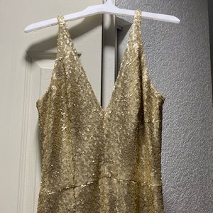 Gold Dress the Population gown